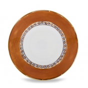 Ginori Il Viaggio Di Nettuno Soup Plate- Brown + Light Blue - 9.6"